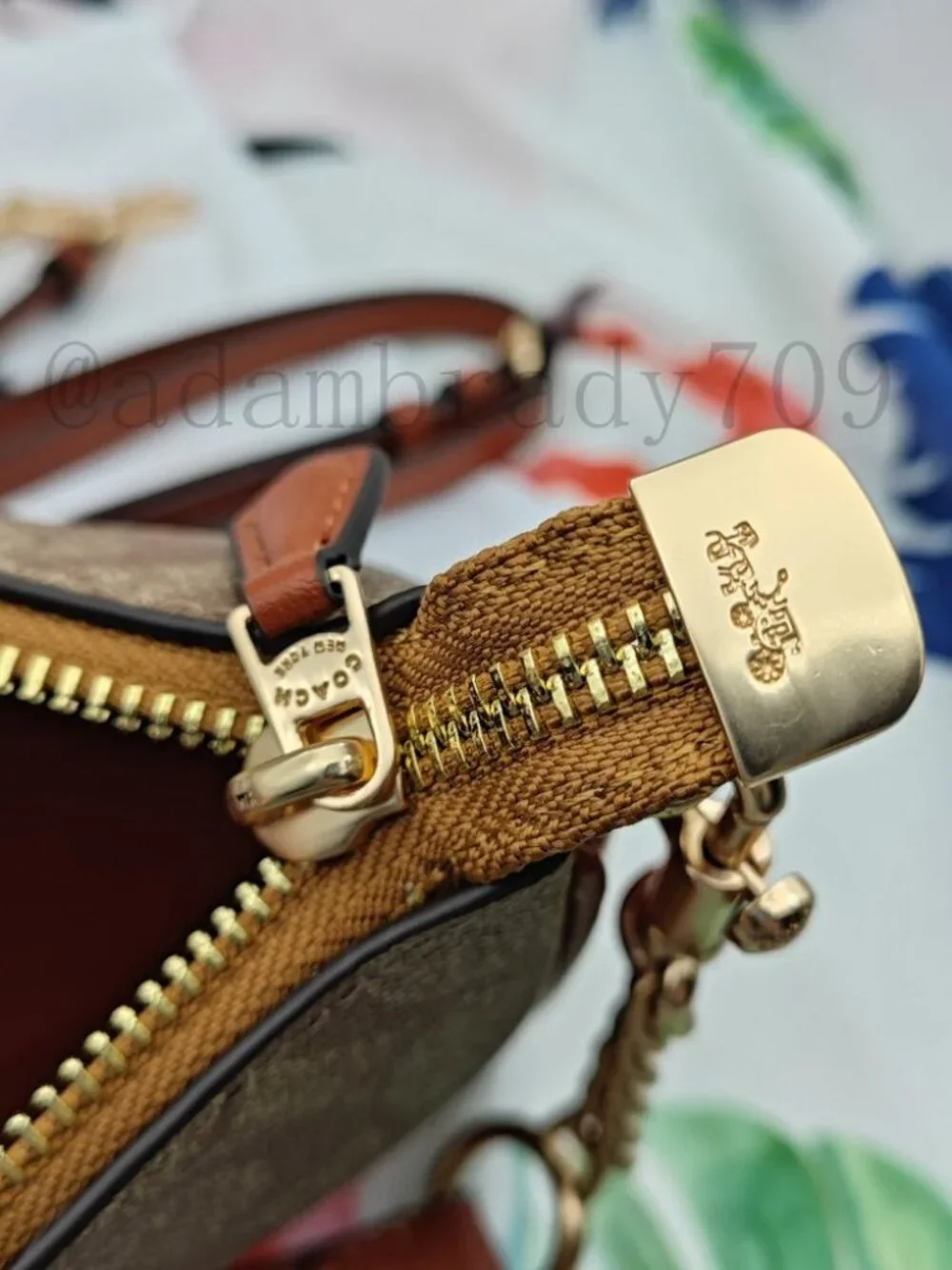 🥁🥁🥁Coach Teri shoulder bag brown - Picture 2 of 9